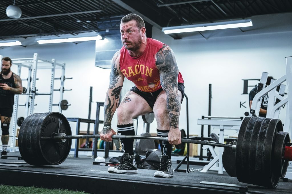 heavy weights training